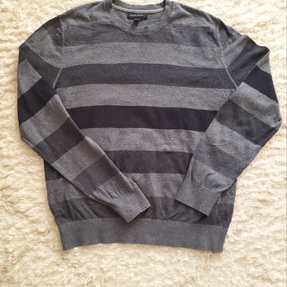 Mens Banana Republic Longsleeve Striped Sweater Size Medium